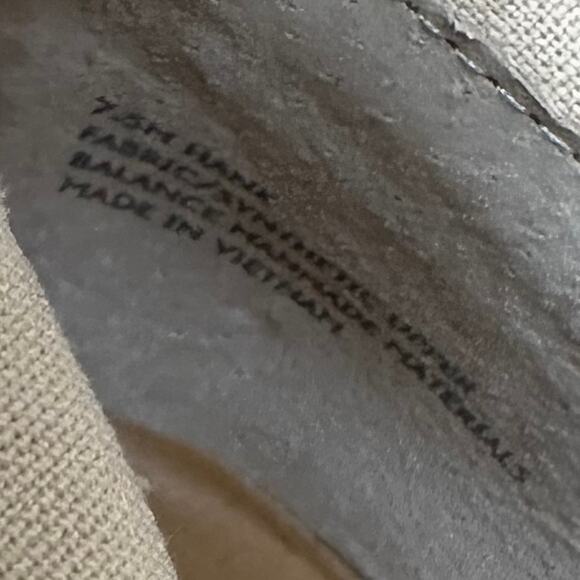 Dolce Vita Hammi Chunky Heel Platform Military Booties Cafe Multi Canvas Tan 7.5 - Picture 13 of 13